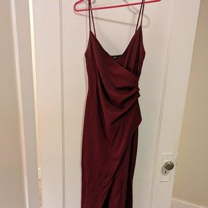 Lulu's Maroon Gown